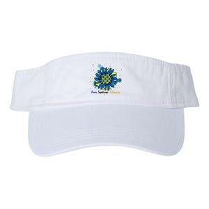 Down Syndrome Awareness Sunflower Valucap Bio-Washed Visor