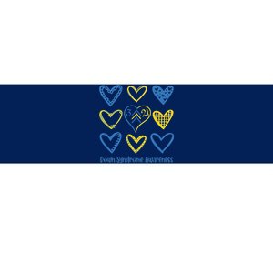 Down Syndrome Awareness Heart Lover Supporter Bumper Sticker