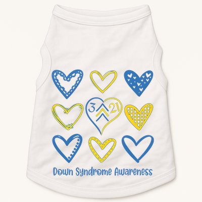 Down Syndrome Awareness Heart Lover Supporter Doggie Tank