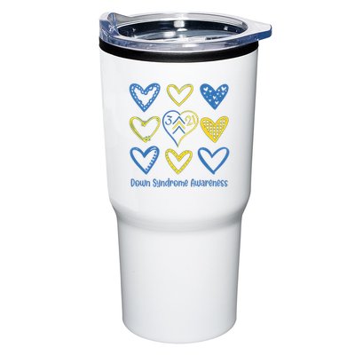 Down Syndrome Awareness Heart Lover Supporter Tumbler