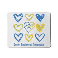 Down Syndrome Awareness Heart Lover Supporter Mousepad