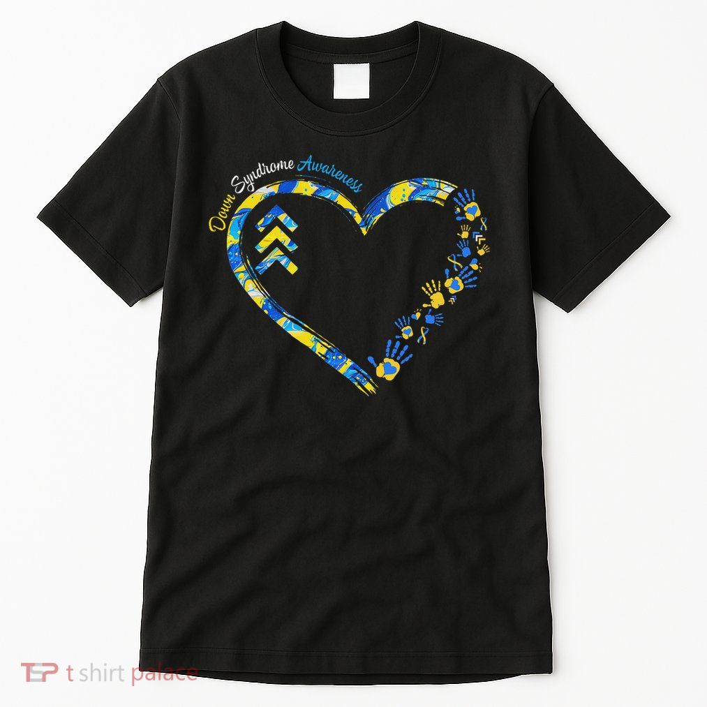 Down Syndrome Awareness Heart Down Right Perfect 321 T21 Tall T-Shirt