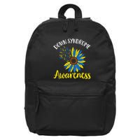 Down Syndrom Awareness Down Syndrome Awareness 16 in Basic Backpack