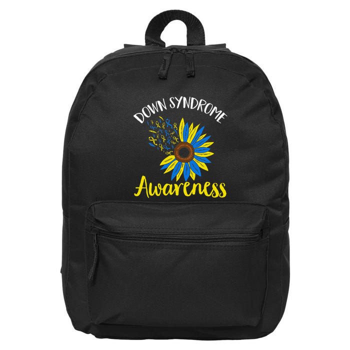 Down Syndrom Awareness Down Syndrome Awareness 16 in Basic Backpack