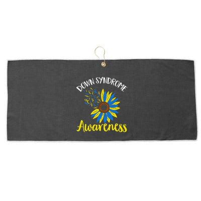 Down Syndrom Awareness Down Syndrome Awareness Large Microfiber Waffle Golf Towel