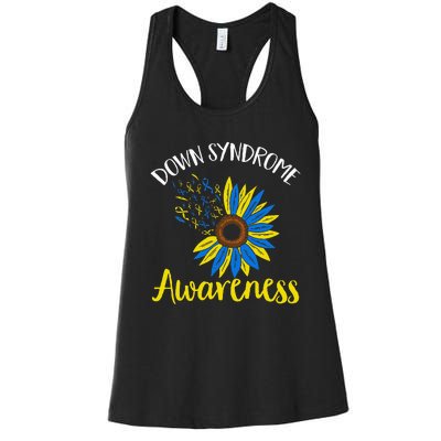 Down Syndrom Awareness Down Syndrome Awareness Women's Racerback Tank