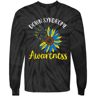 Down Syndrom Awareness Down Syndrome Awareness Tie-Dye Long Sleeve Shirt