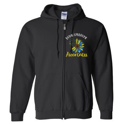 Down Syndrom Awareness Down Syndrome Awareness Full Zip Hoodie