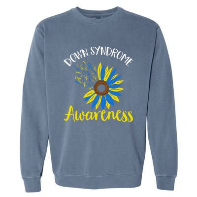 Down Syndrom Awareness Down Syndrome Awareness Garment-Dyed Sweatshirt