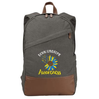 Down Syndrom Awareness Down Syndrome Awareness Cotton Canvas Backpack