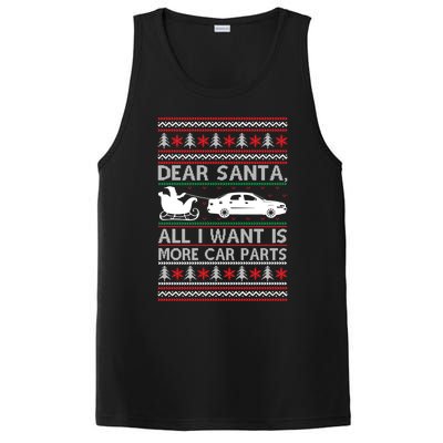 Dear Santa All I Want Is More Car Parts Christmas Cute Gift PosiCharge Competitor Tank