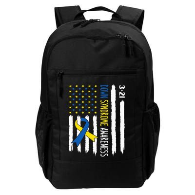 Down Syndrome Awareness Us Flag Trisomy 21 Backpack