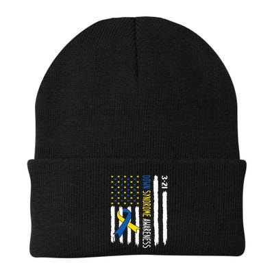 Down Syndrome Awareness Us Flag Trisomy 21 Beanie