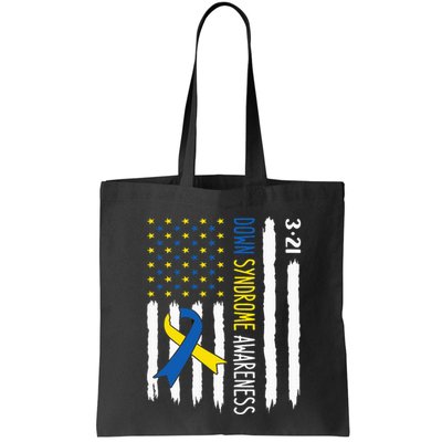 Down Syndrome Awareness Us Flag Trisomy 21 Bag