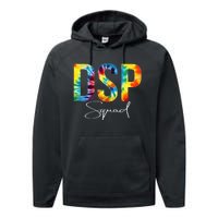 DSP Squad Appreciation Day Tie Dye For Women For Work Performance Fleece Hoodie