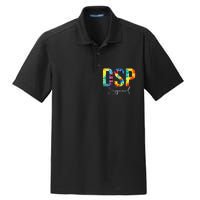 DSP Squad Appreciation Day Tie Dye For Women For Work Dry Zone Grid Polo