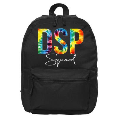 DSP Squad Appreciation Day Tie Dye For Women For Work 16 in Basic Backpack