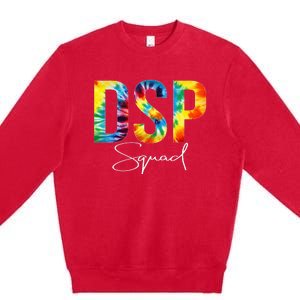 DSP Squad Appreciation Day Tie Dye For Women For Work Premium Crewneck Sweatshirt