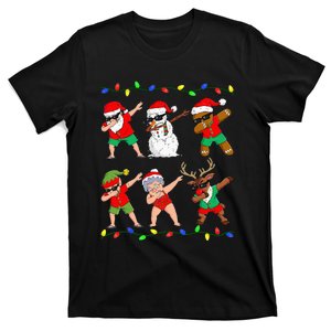 Dabbing Santa And Friends Christmas In July Xmas T-Shirt