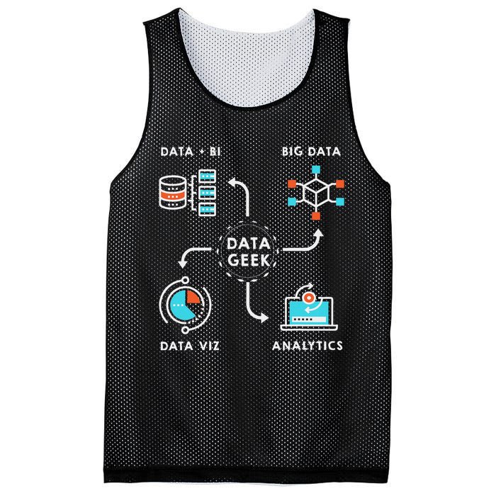  Data Scientists Analysts And Engineers Mesh Reversible Basketball Jersey Tank