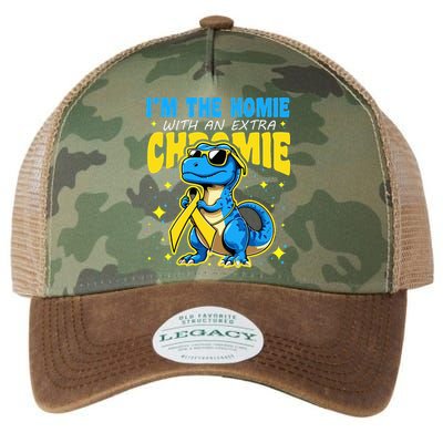 Down Syndrome Awareness Im The Homie With An Extra Chromie Legacy Tie Dye Trucker Hat