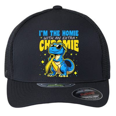 Down Syndrome Awareness Im The Homie With An Extra Chromie Flexfit Unipanel Trucker Cap
