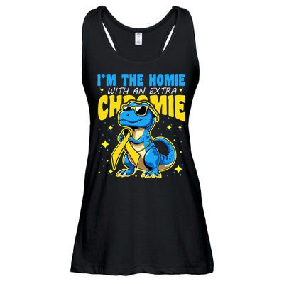 Down Syndrome Awareness Im The Homie With An Extra Chromie Ladies Essential Flowy Tank