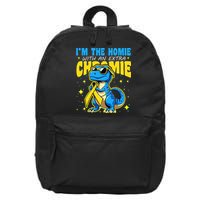 Down Syndrome Awareness Im The Homie With An Extra Chromie 16 in Basic Backpack
