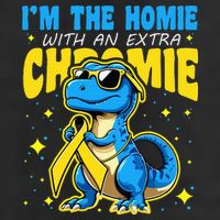 Down Syndrome Awareness Im The Homie With An Extra Chromie Large Microfiber Waffle Golf Towel