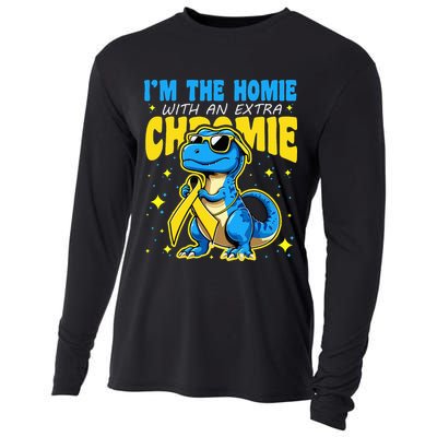 Down Syndrome Awareness Im The Homie With An Extra Chromie Cooling Performance Long Sleeve Crew