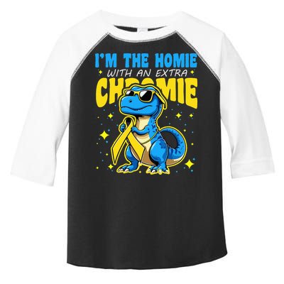 Down Syndrome Awareness Im The Homie With An Extra Chromie Toddler Fine Jersey T-Shirt