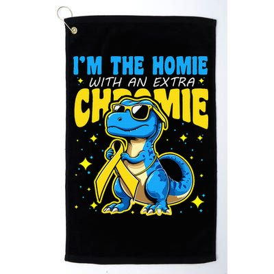 Down Syndrome Awareness Im The Homie With An Extra Chromie Golf Towel