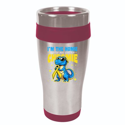Down Syndrome Awareness Im The Homie With An Extra Chromie 16oz Travel Tumbler