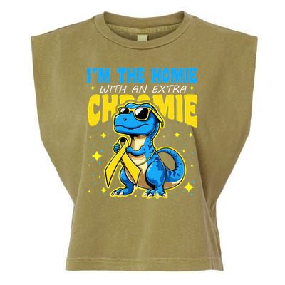 Down Syndrome Awareness Im The Homie With An Extra Chromie Garment-Dyed Women's Muscle Tee