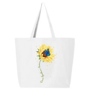 Down Syndrome Awareness Sunflower Butterfly 25L Jumbo Tote