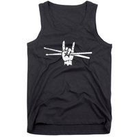 Drum Sticks Art Percussion Drum Player Tank Top