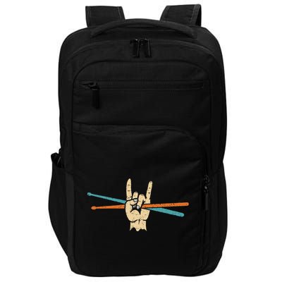 Drum Sticks Art Percussion Drum Player Impact Tech Backpack