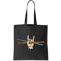 Drum Sticks Art Percussion Drum Player Tote Bag