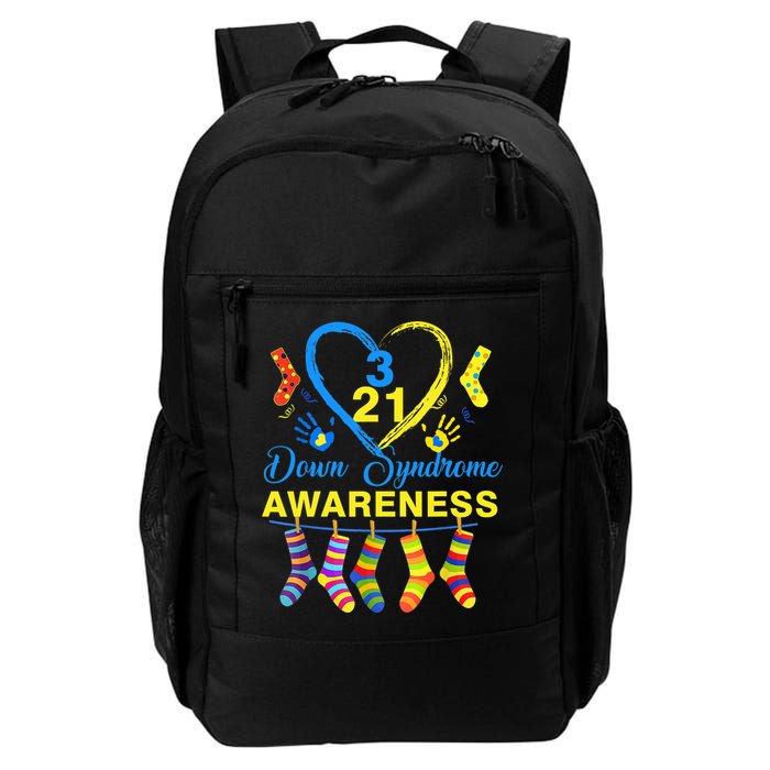 Down Syndrome Awareness Colorful Socks Backpack