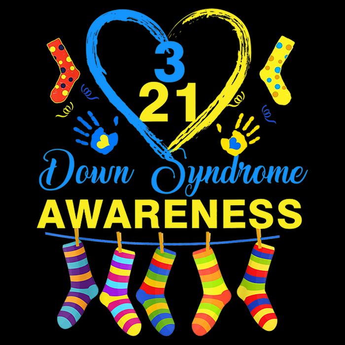 Down Syndrome Awareness Colorful Socks Backpack