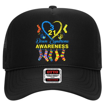 Down Syndrome Awareness Colorful Socks Trucker Hat