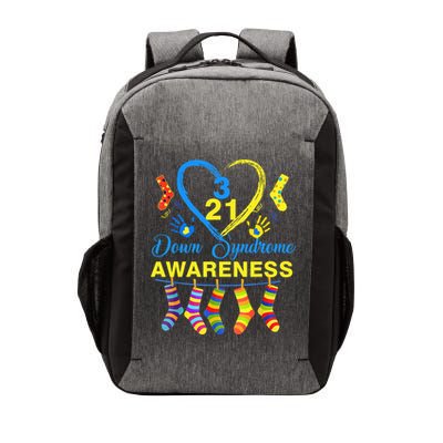 Down Syndrome Awareness Colorful Socks Vector Backpack