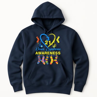 Down Syndrome Awareness Colorful Socks Hoodie