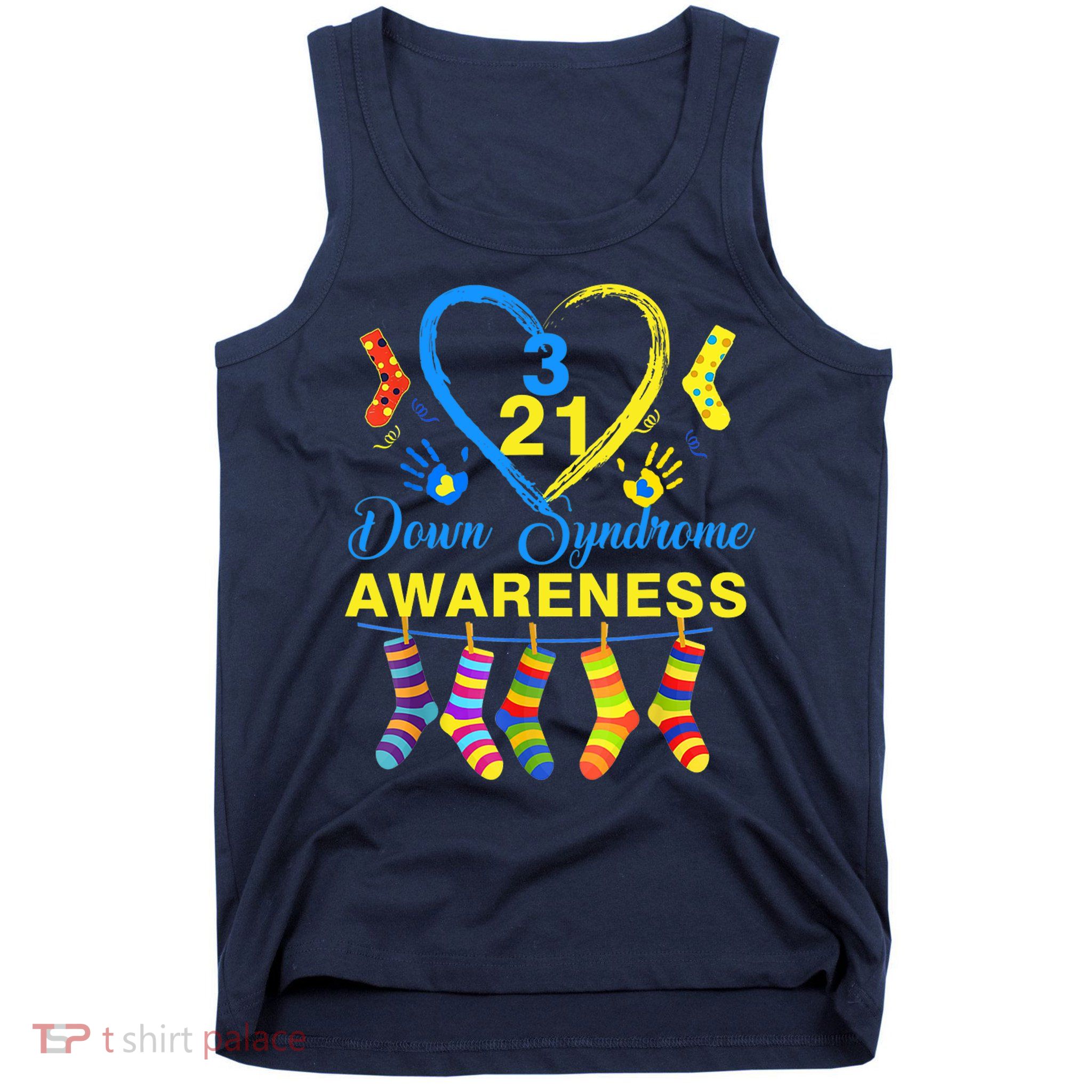 Down Syndrome Awareness Colorful Socks Tank Top