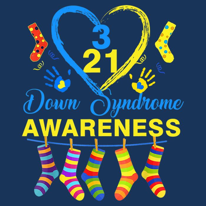 Down Syndrome Awareness Colorful Socks Golf Towel