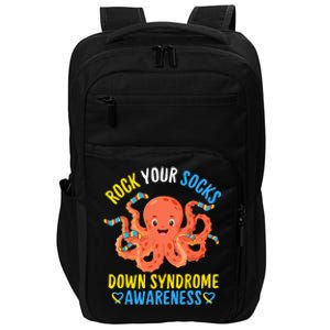 Down Syndrome Awareness Octopus Rock Your Sock Impact Tech Backpack