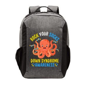 Down Syndrome Awareness Octopus Rock Your Sock Vector Backpack