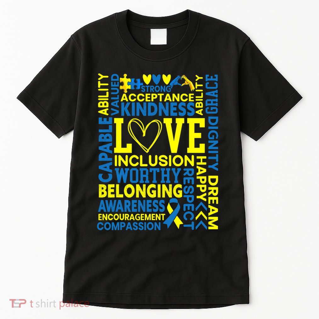 Down Syndrome Awareness Extra Chromosome Trisonomy 21 Tall T-Shirt