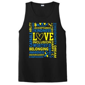 Down Syndrome Awareness Extra Chromosome Trisonomy 21 PosiCharge Competitor Tank