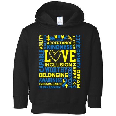 Down Syndrome Awareness Extra Chromosome Trisonomy 21 Toddler Hoodie